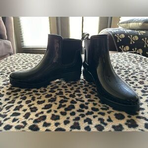 Black Rain Boots